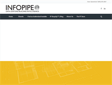 Tablet Screenshot of goinfopipe.com